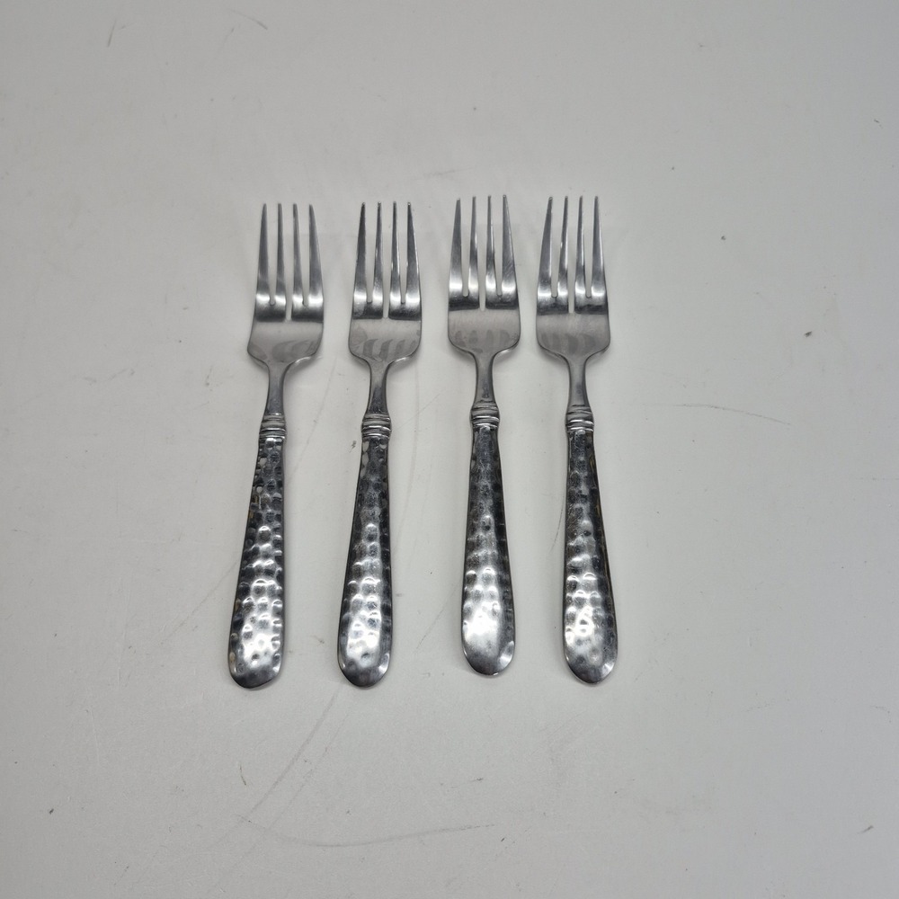 Cambridge Silver Flatware MAJESTY Salad Forks Set Of Four 7.25"